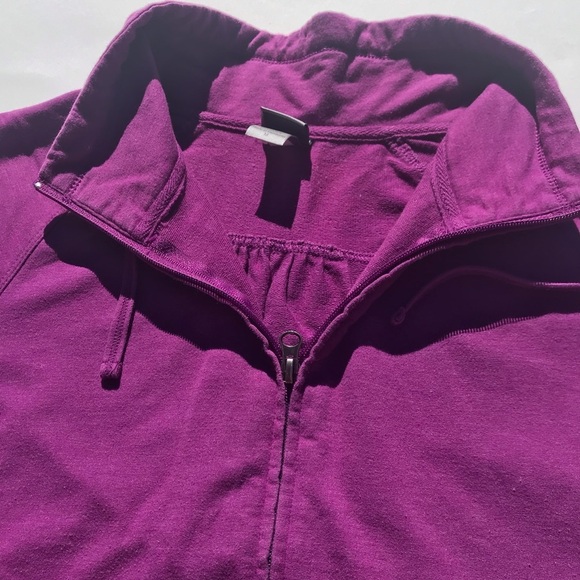 Champion Women’s Zip Up Sweatshirt Berry Medium - Picture 4 of 7